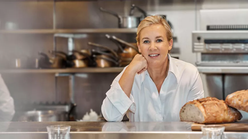 Hélène Darroze, marraine du Festival des Terroirs à Lyon : "Bien manger, ce n'est pas très difficile"